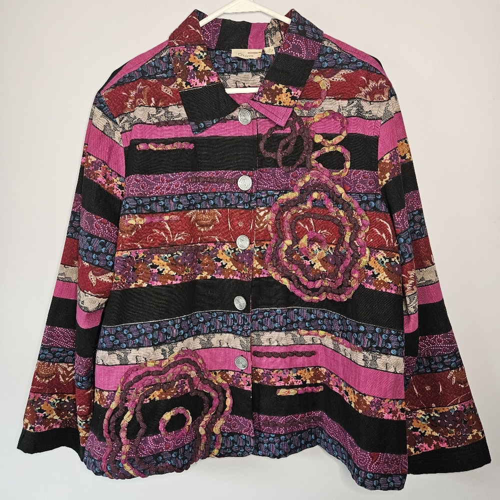Choices Lightweight Cotton Patchwork Jacket - image 1